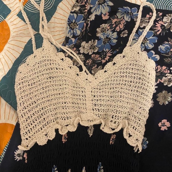 Cute maxi dress crochet top - Picture 2 of 2